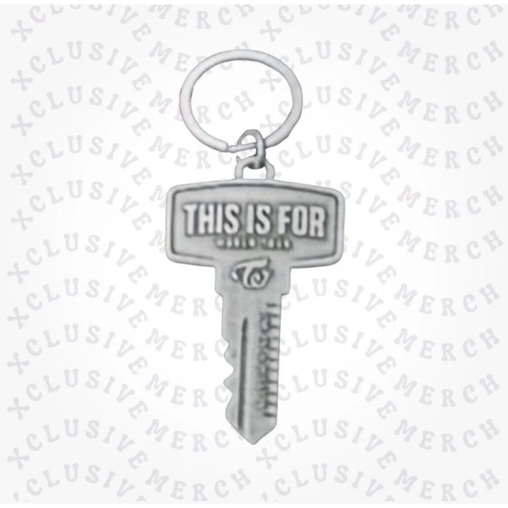 Twice THIS IS FOR Tour Merch— OFFICIAL EXCLUSIVE Metal Key Ring Keychain